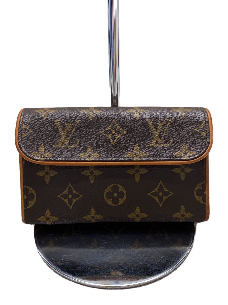 【中古】LOUIS VUITTON◆ポシェット・フロランティーヌ_モノグラム・帆布_BRW/PVC/BRW//【御徒面子】