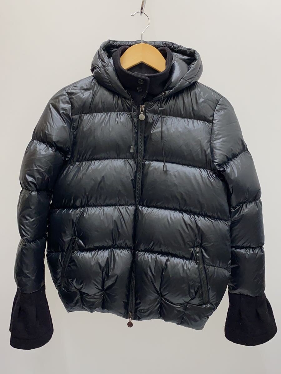 【中古】SNOWMAN NEWYORK/フレアスリーブダウンジャケット/BLK/65S048【レディース御召しもの】
