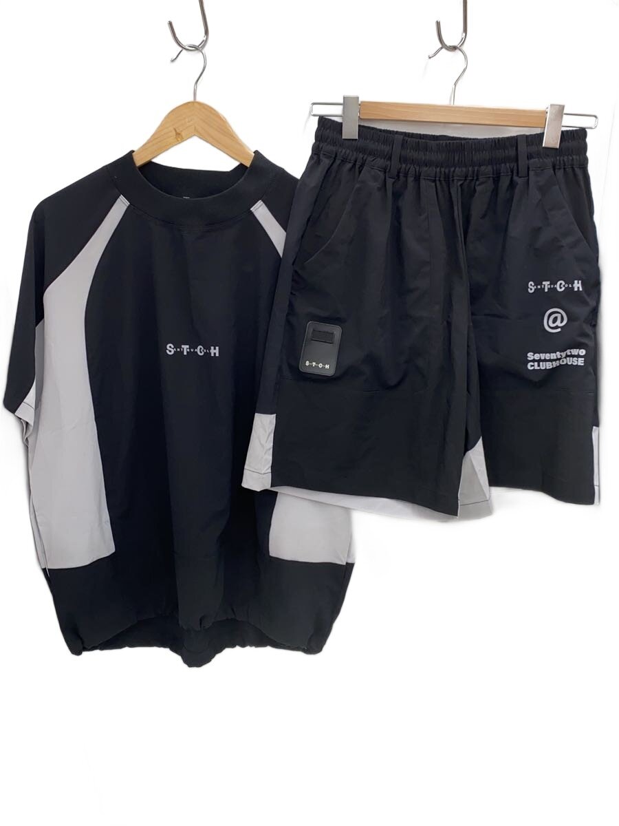 【中古】antiqua◆スポーツウェアー/M/BLK【運動競技】