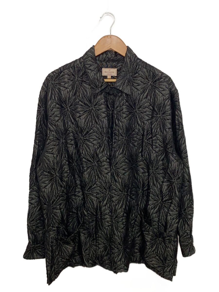 【中古】NEZU YOHINTEN◆トップス/3/--/BLK/総柄/200522【メンズウェア】