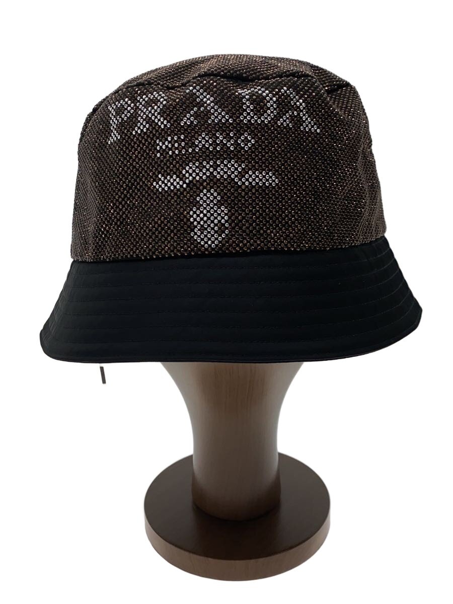 【中古】PRADA◆井戸釣瓶かぶり笠/XL/ナイロン/BRW/無地/メンズ/2HC137 2DMI/RE-NYLON/３角形【服飾雑貨他】