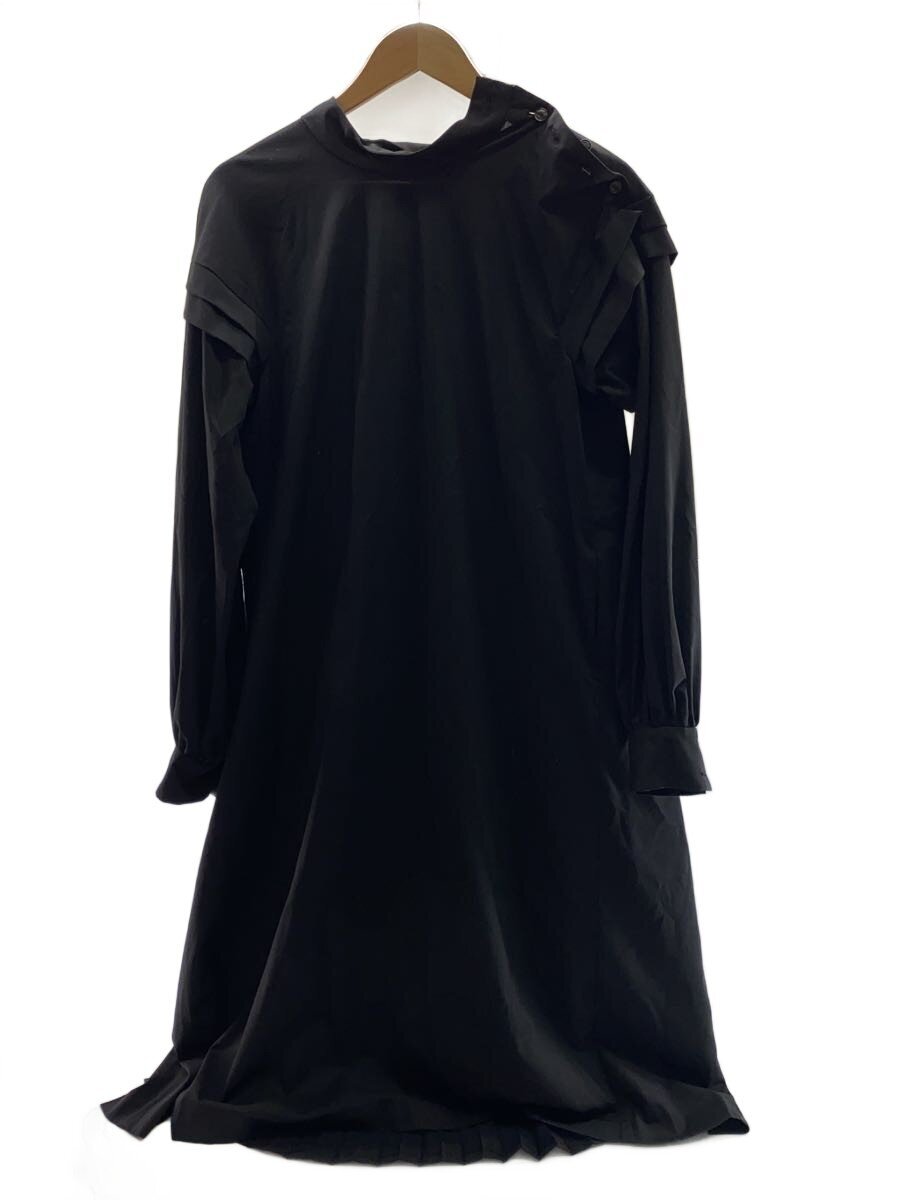 【中古】EZUMi◆22AW/PARIGOT別注/BACK PLEATS DRESS/FREE/ポリエステル/BLK/YEAW22PR【レディース御召しもの】