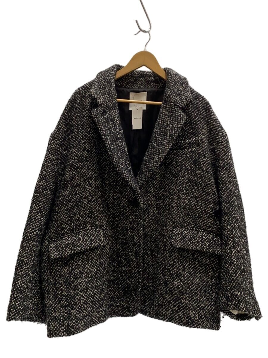 【中古】CLANE◆ｘSuzu Hirose/MIX COLOR OVER COAT/2/GRY/ドルマン型/17101-0012//【レディースウェア】｜2ｎｄ STREET 店