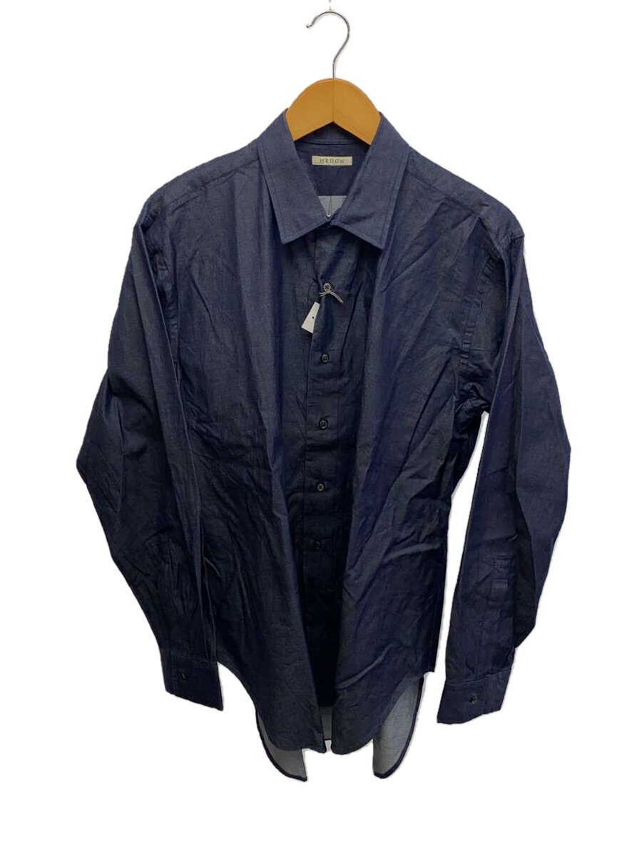【中古】HEUGN◆長袖シャツ/3/コットン/IDG/SHIRT101WLT【メンズウェア】｜2ｎｄ STREET 店