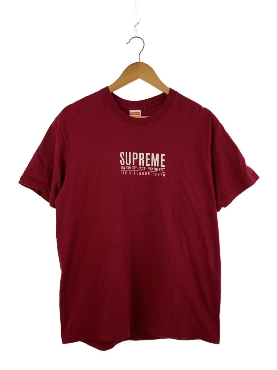 【中古】Supreme◆24SS/Paris Tee/M/綿織物/BRD【メンズウェア】