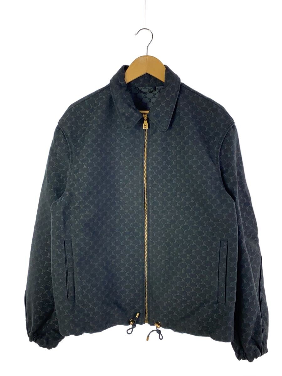 【中古】LOUIS VUITTON◆ルイヴィトン/上衣/48/綿織物/黒いこと/総柄/HRB19EJKE【メンズウェア】