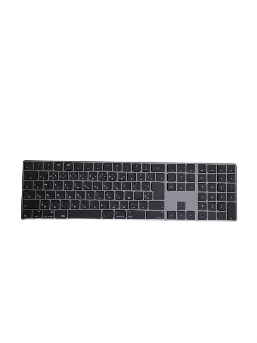 【中古】Apple◆鍵盤 Magic Keyboard テンキー付き添い人 (JIS) MRMH2J/A [間隔文字薄墨色]【マイコン】