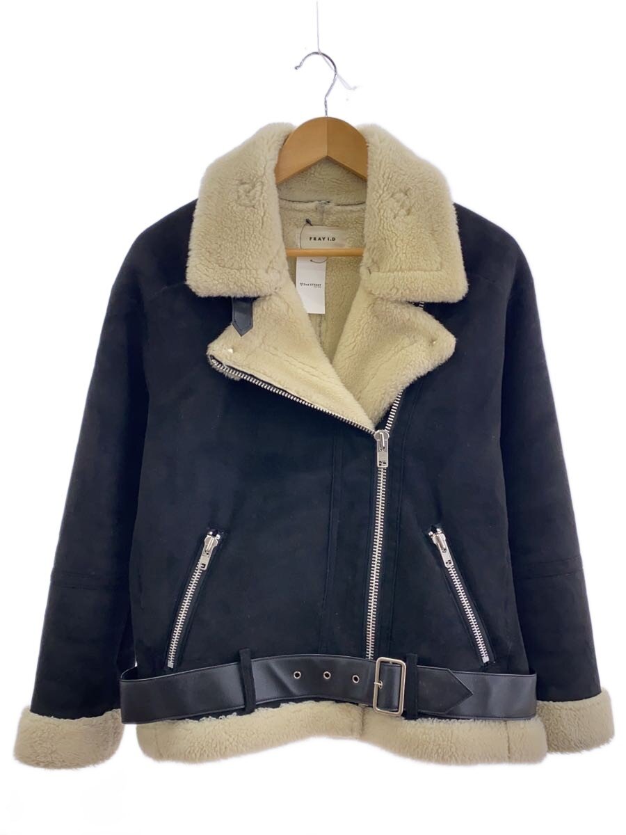【中古】FRAY I.D◆上衣/--/--/BLK【レディース御召しもの】