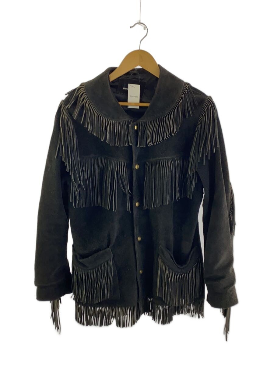 【中古】HYSTERIC GLAMOUR◆フリンジジャケット/FREE/スウェード/BLK【メンズウェア】｜2ｎｄ STREET 店