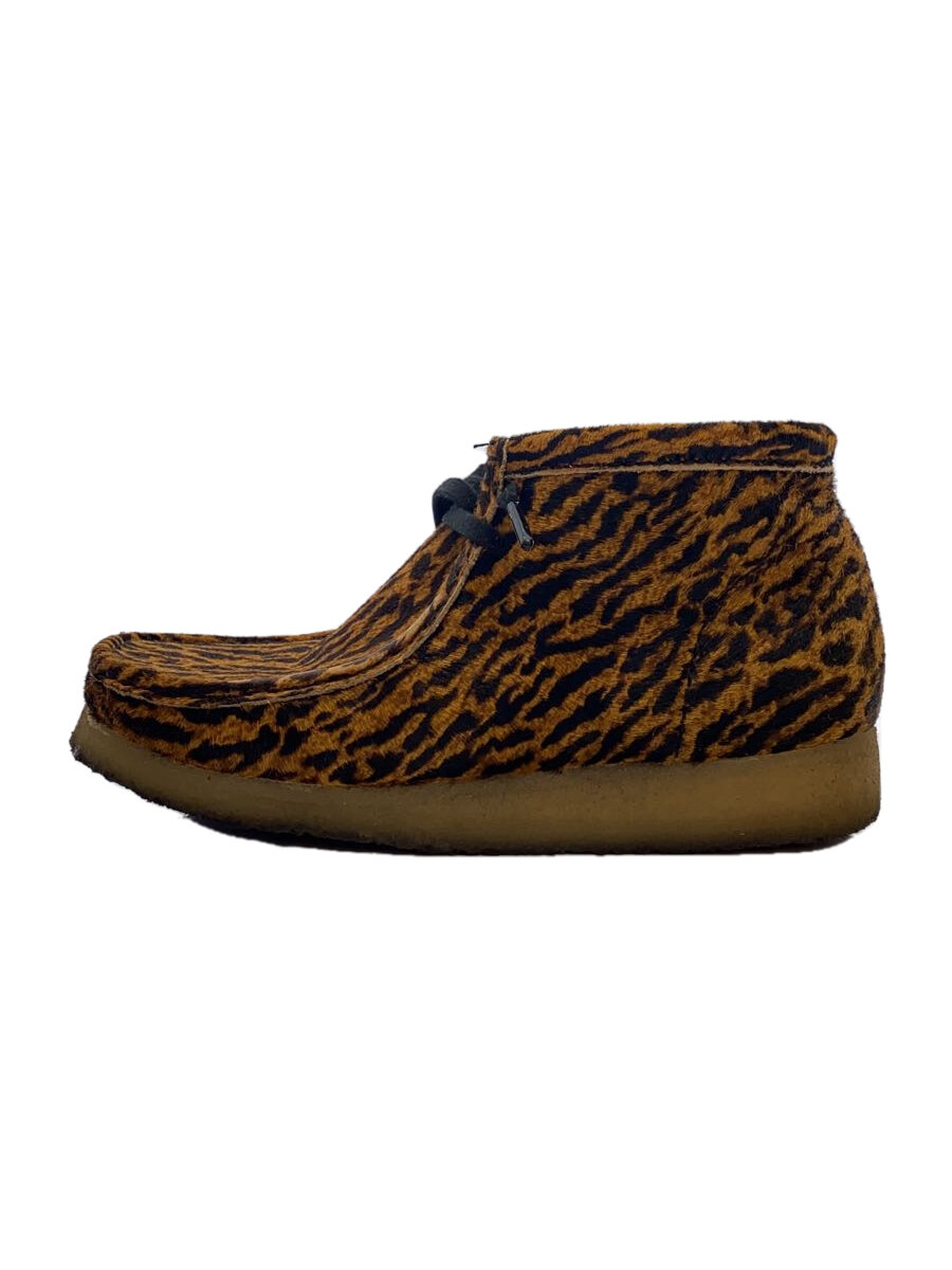 【中古】Clarks◆スレ有/wallabee/Tortoiseshel/ブーツ/26.5糎/CML/ハラコ//【シューズ】