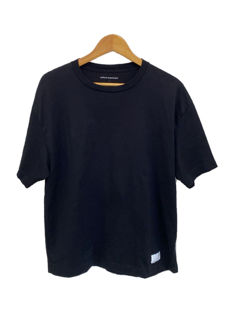 【中古】uniform experiment◆プルオーバー/1/綿織物/BLK/UE-250044//【メンズウェア】