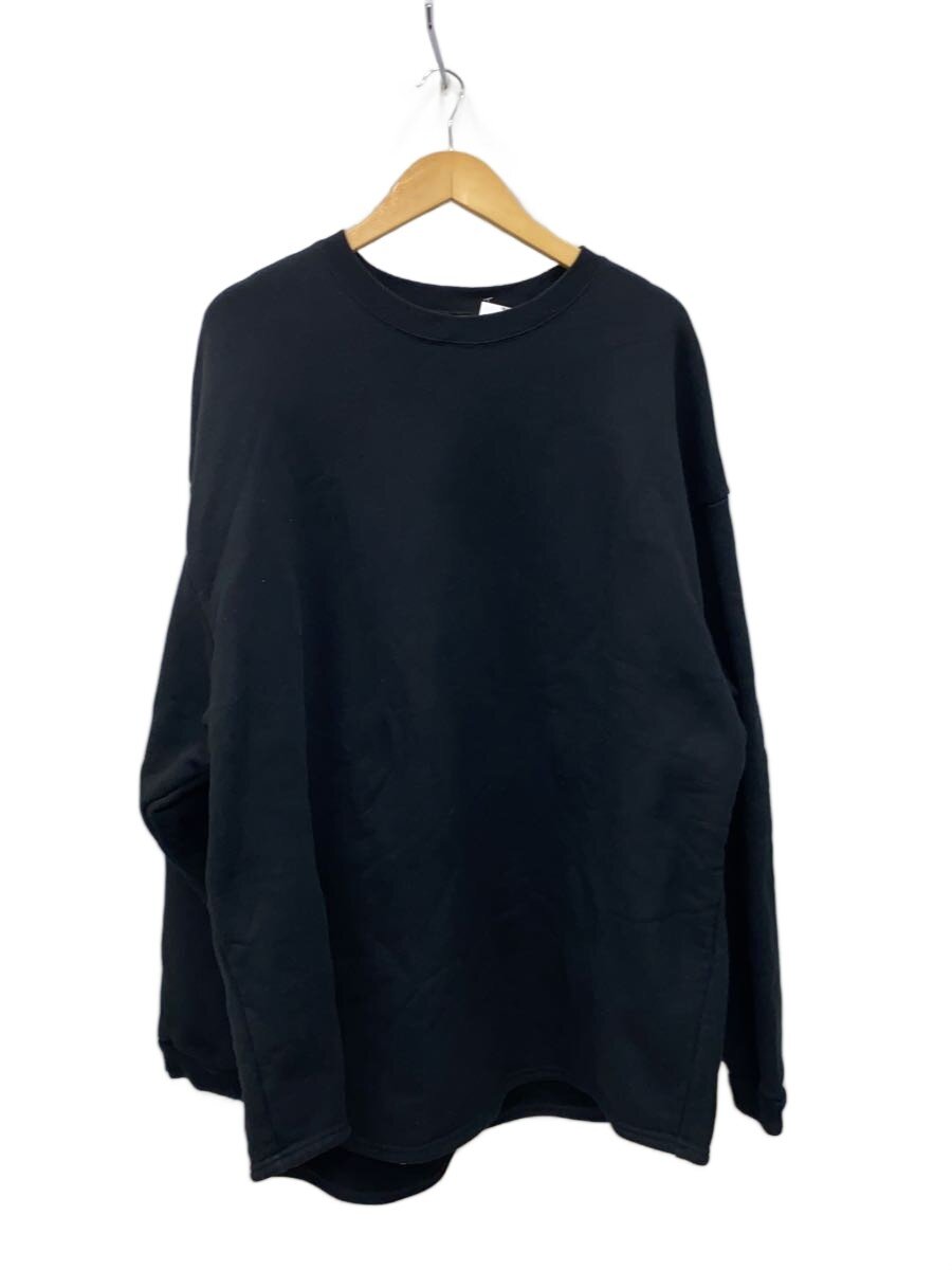 【中古】URBAN RESEARCH◆dDdDdDd SUPER BIG CREW SWEAT/XXL/綿織物/ブラク/無地/UD47-11H021//【メンズウェア】