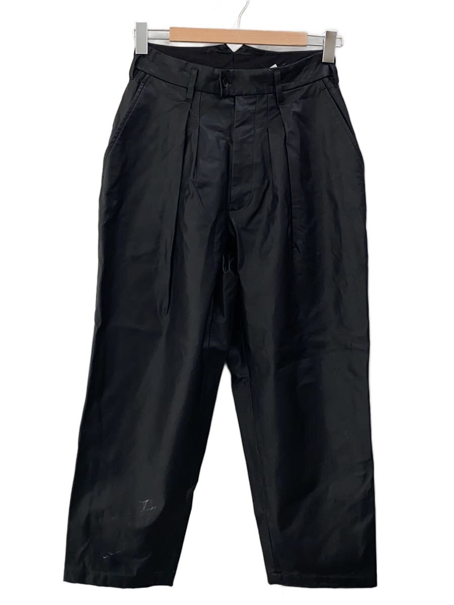 【中古】stein◆EX WIDE TAPERED TROUSERS/ストレートパンツ/S/フェイクレザー/BLK/ST.204-2【メンズウェア】|2nd STREET 店