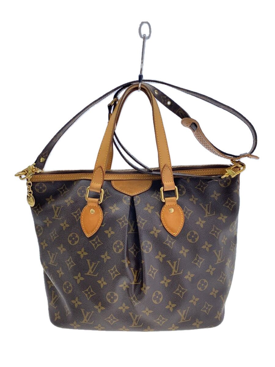 【中古】LOUIS VUITTON◆パレルモPM_モノグラム・キャンバス/PVC/BRW【バッグ】|2nd STREET 店