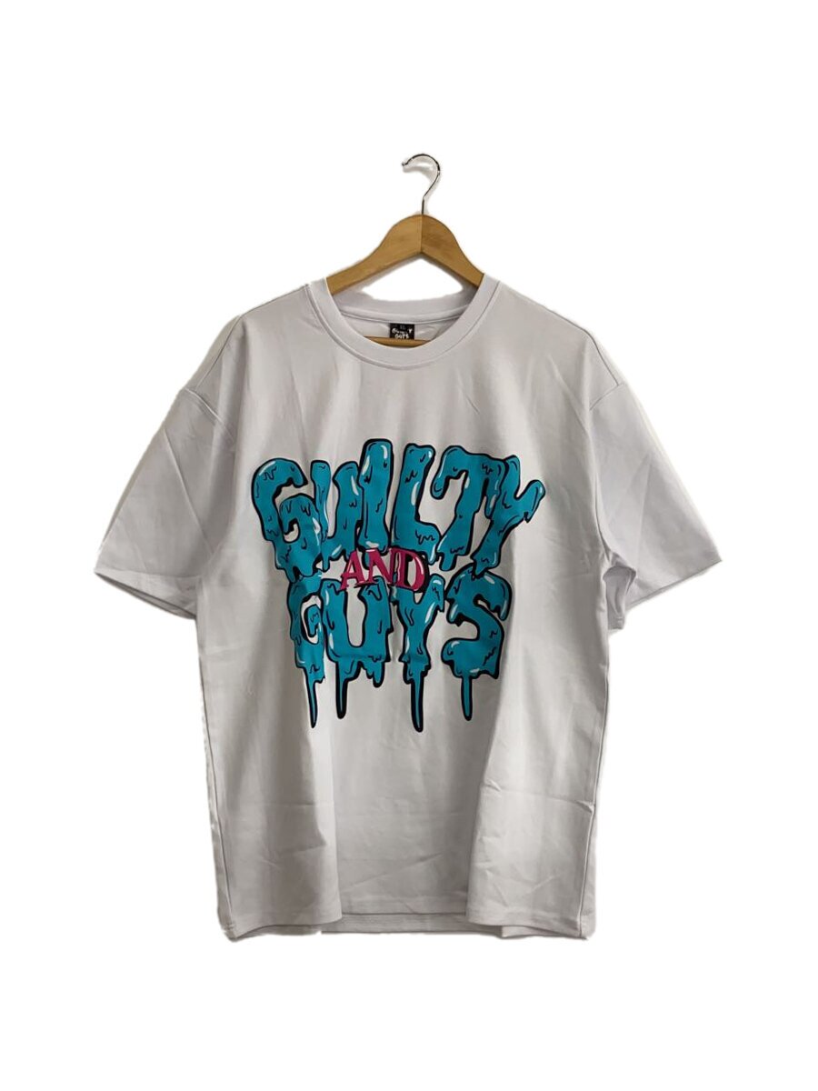 【中古】GUILTY GUYS◆プルオーバー/XL/綿織物/WHT【メンズウェア】