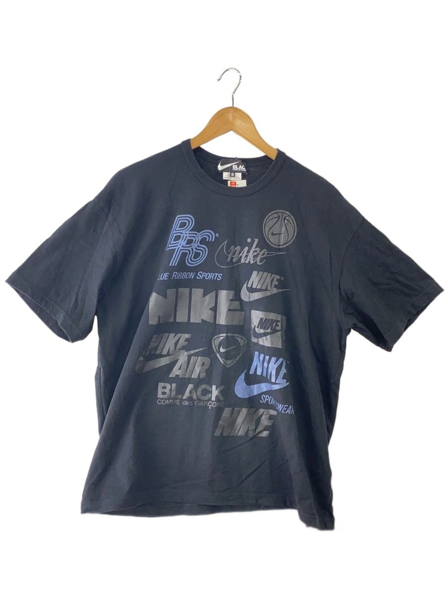 【中古】BLACK COMME des GARCONS◆blue ribbon sportsTプルオーバー/S/綿織物/BLK/1M-T103/運動競技心地よい表どおり【メンズウェア】