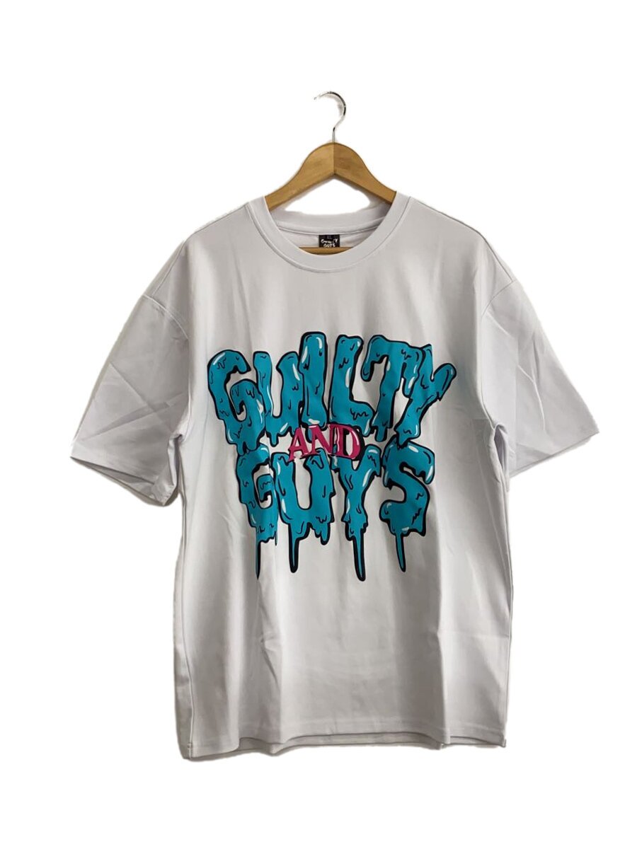 【中古】GUILTY GUYS◆プルオーバー/XL/綿織物/WHT【メンズウェア】