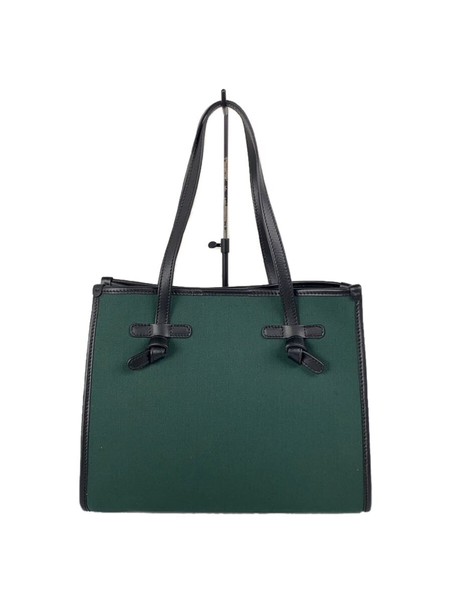 【中古】GIANNI CHIARINI◆マルチェッラ/トートバッグ/キャンバス/グリーン/無地/CNV-SE【バッグ】｜2ｎｄ STREET 店