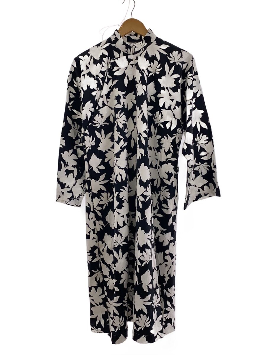 【中古】COMME des GARCONS COMME des GARCONS◆25SS/長袖衣裳/S/綿織物/BLK/総柄/RO-O010//【レディース御召しもの】