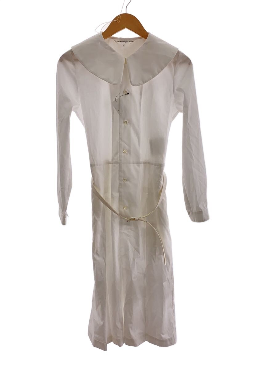 【中古】COMME des GARCONS GIRL◆25SS/丸襟/プルオーバー衣裳/S/綿織物/WHT/NO-O001//【レディース御召しもの】