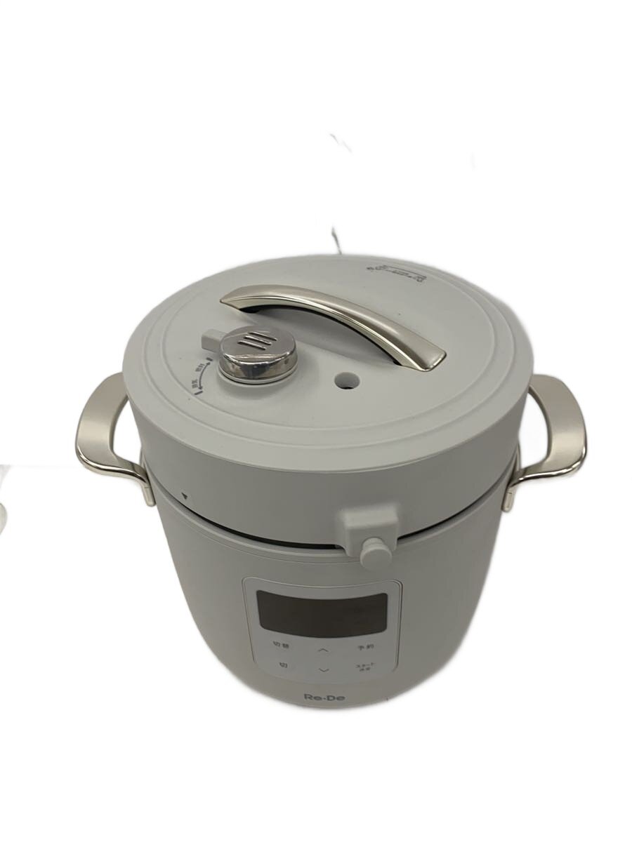 【中古】RE・DE/電気圧力鍋 2L/PCH-20LW//【家電・ビジュアル・オーディオ】