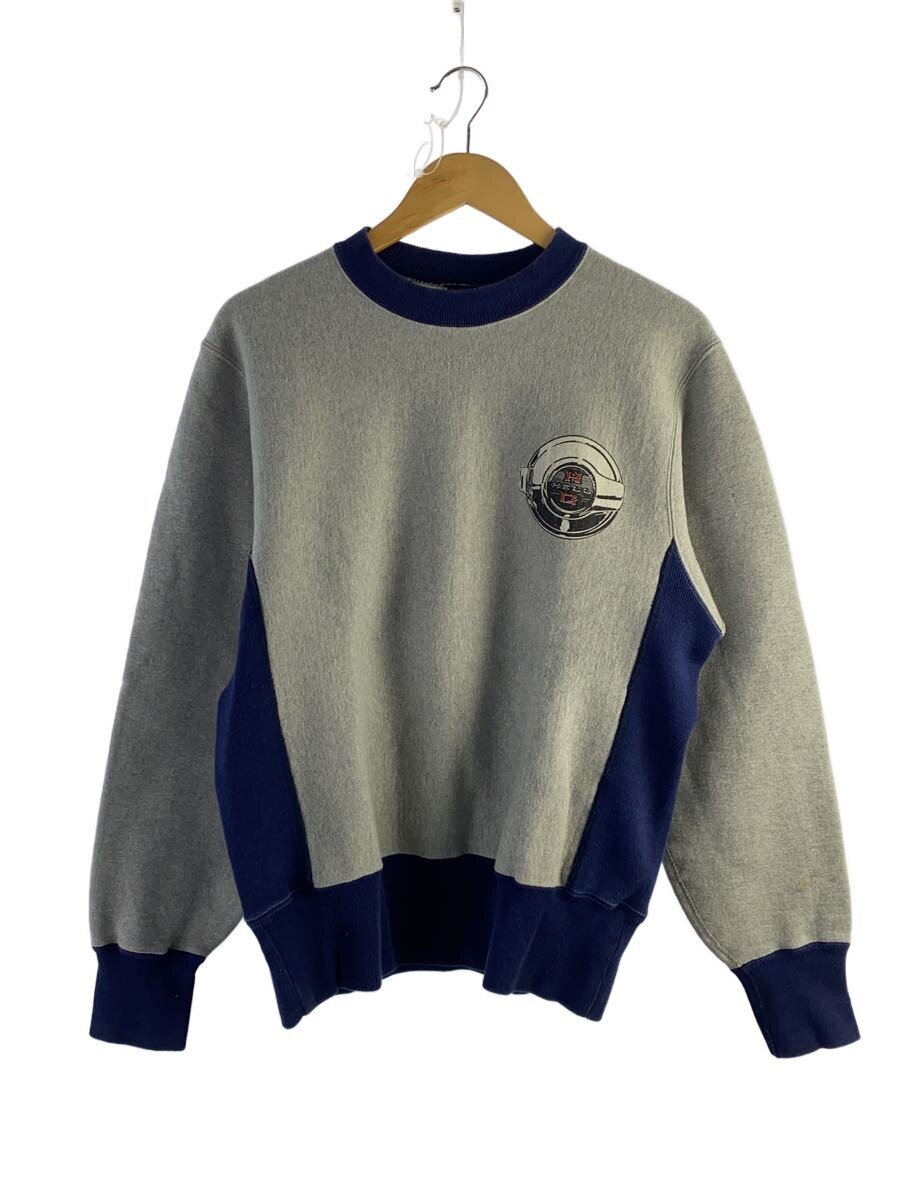 【中古】HYSTERIC GLAMOUR◆ツートン/リバースタイプ/流汗/S/綿織物/GRY/4CS-0081【メンズウェア】
