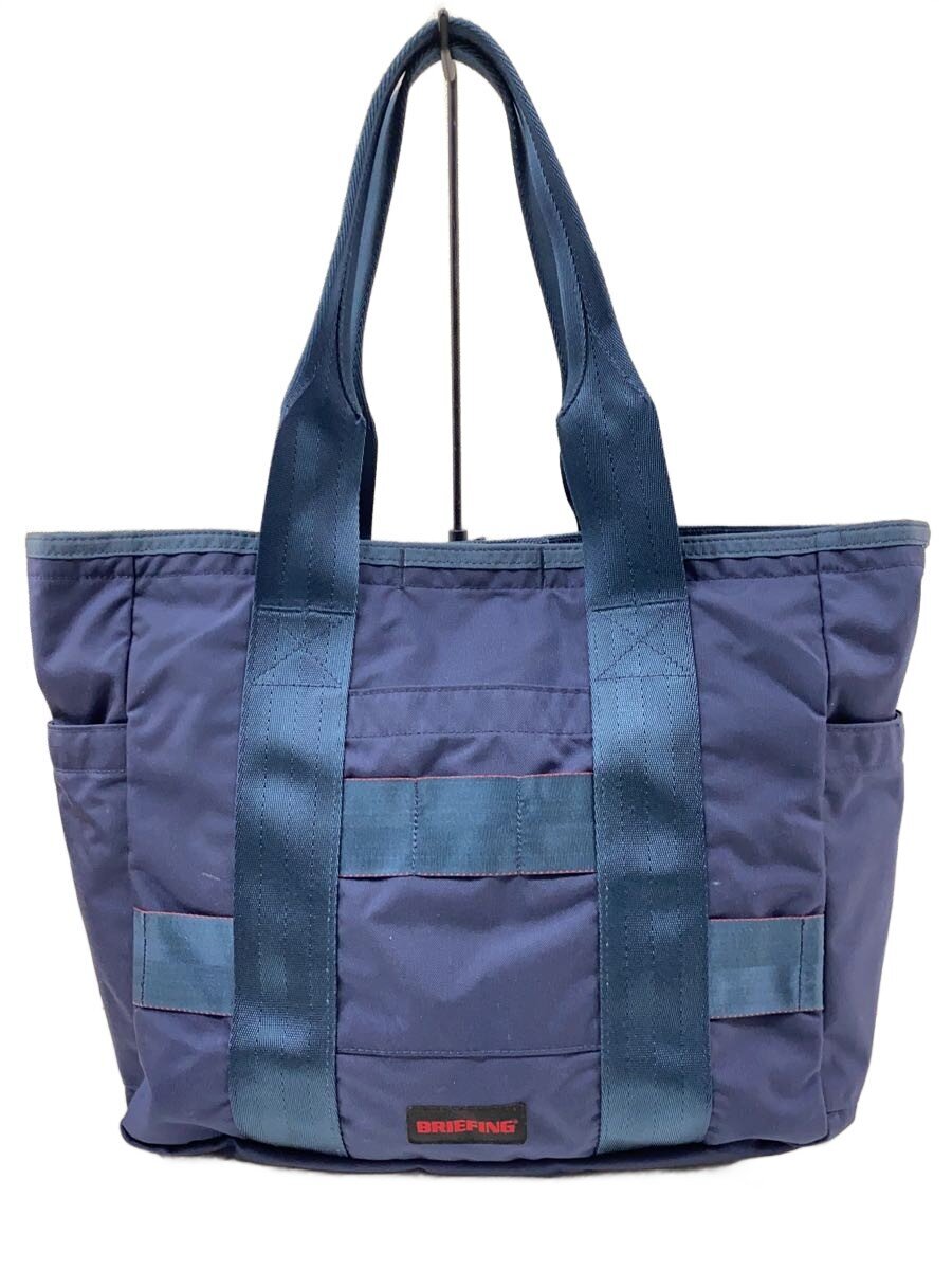 【中古】BRIEFING◆トートバッグ/--/NVY/無地【御徒面子】