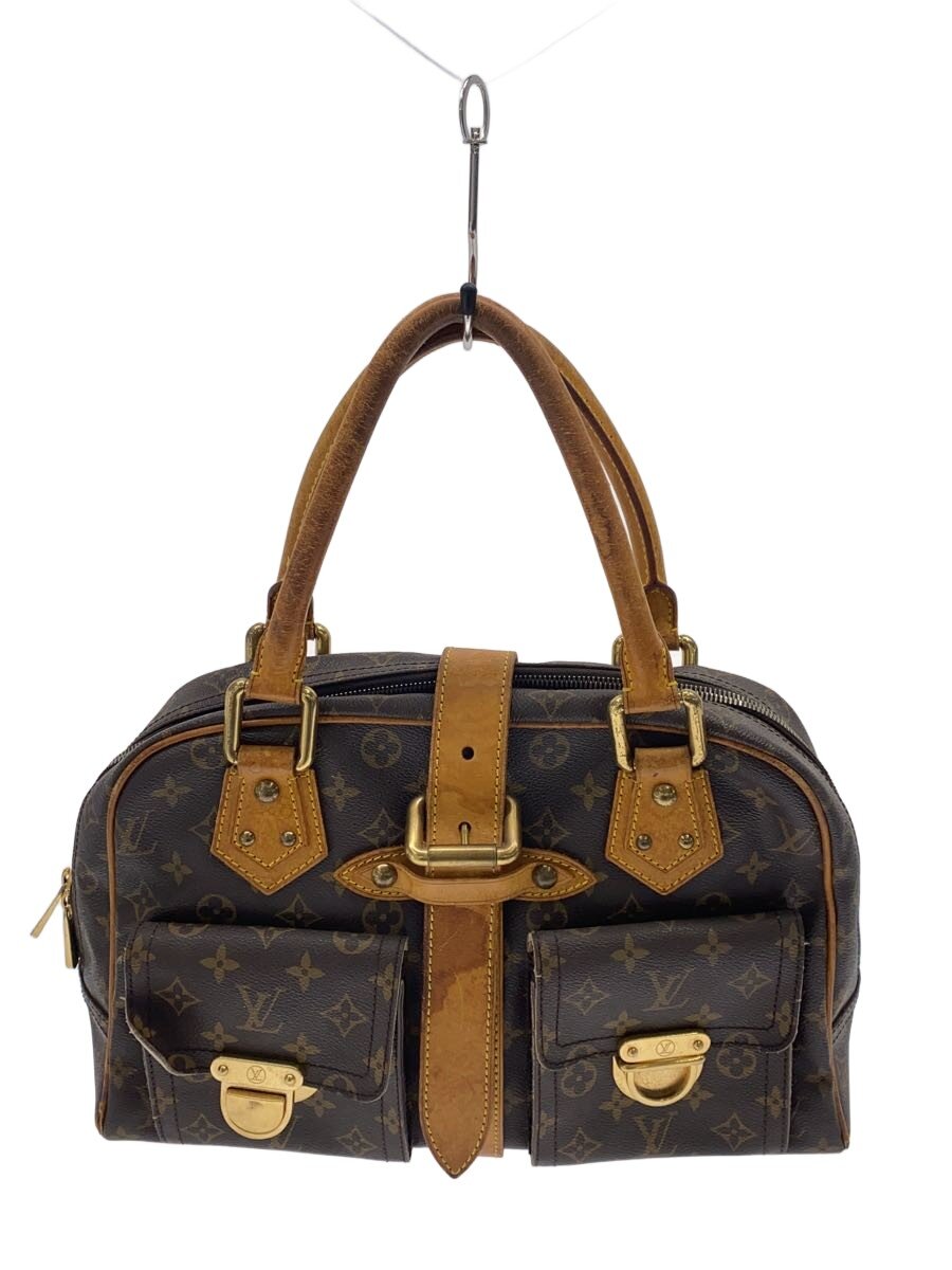 【中古】LOUIS VUITTON◆マンハッタンGM_モノグラム・キャンバス/PVC/BRW【バッグ】|2nd STREET 店