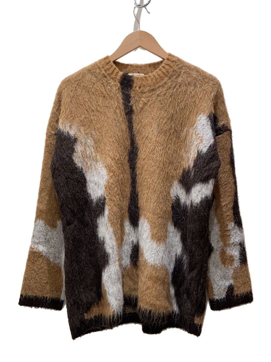 【中古】Acne Studios(Acne)◆Kelphine Brushed Sweater/XXS/フェイクファー/BRW/総柄/FN-WN-KNIT0001【レディース御召しもの】