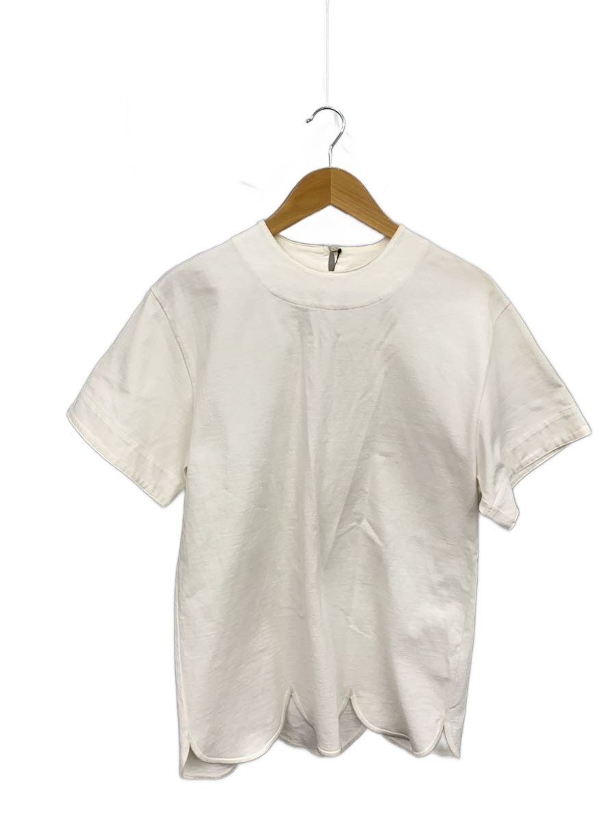 【中古】JIL SANDER◆半袖カットソー/XS/綿織物/WHT/? NULL ?【レディース御召しもの】