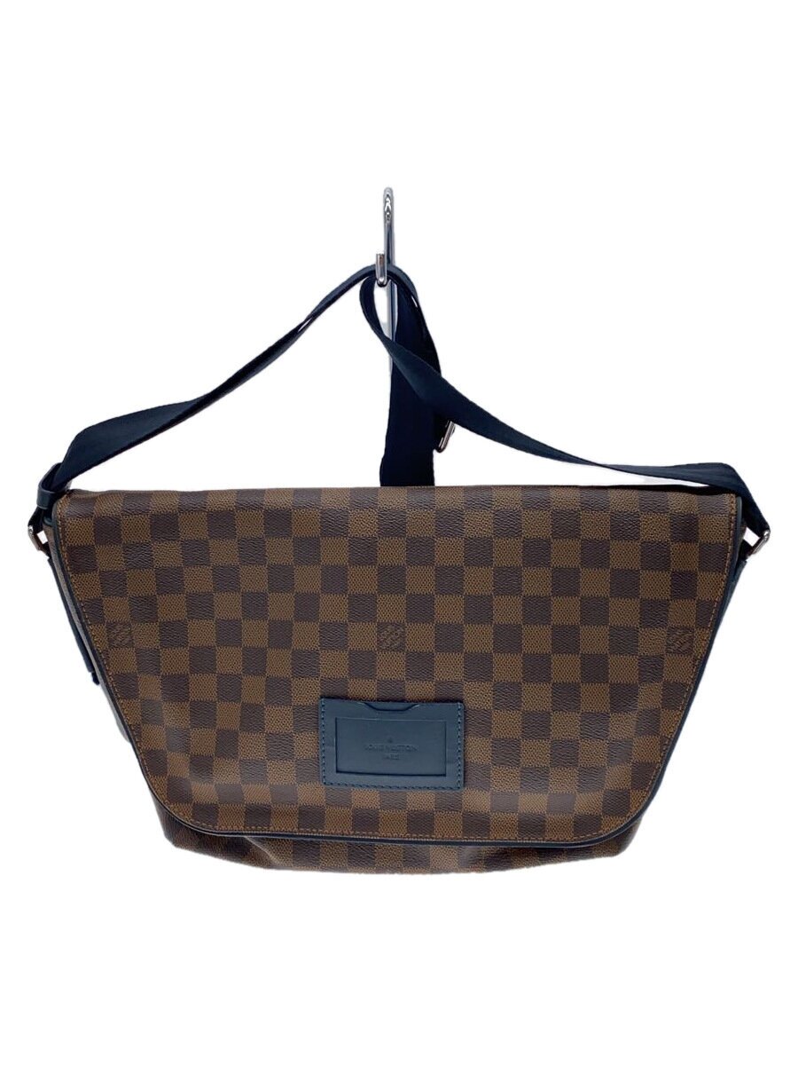 【中古】LOUIS VUITTON◆スプリンターMM_ダミエ・エベヌ_BRW/PVC/BRW/総柄//【御徒面子】