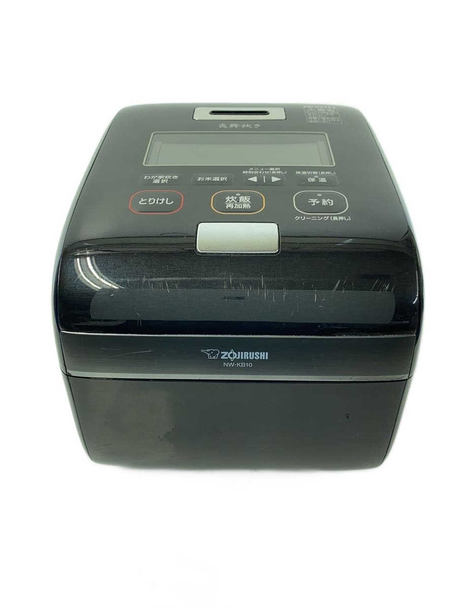【中古】ZOJIRUSHI◆炊飯器 炎舞炊き NW-KB10-BZ [黒漆]【家電・ビジュアル・オーディオ】