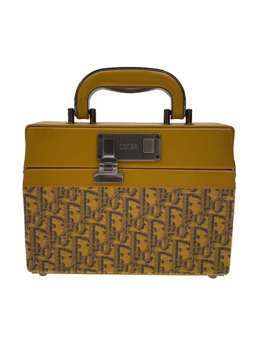 【中古】Christian Dior◆オブリークロック2WAY/ハンドバッグ/レザー/YLW/総柄【バッグ】|2nd STREET 店