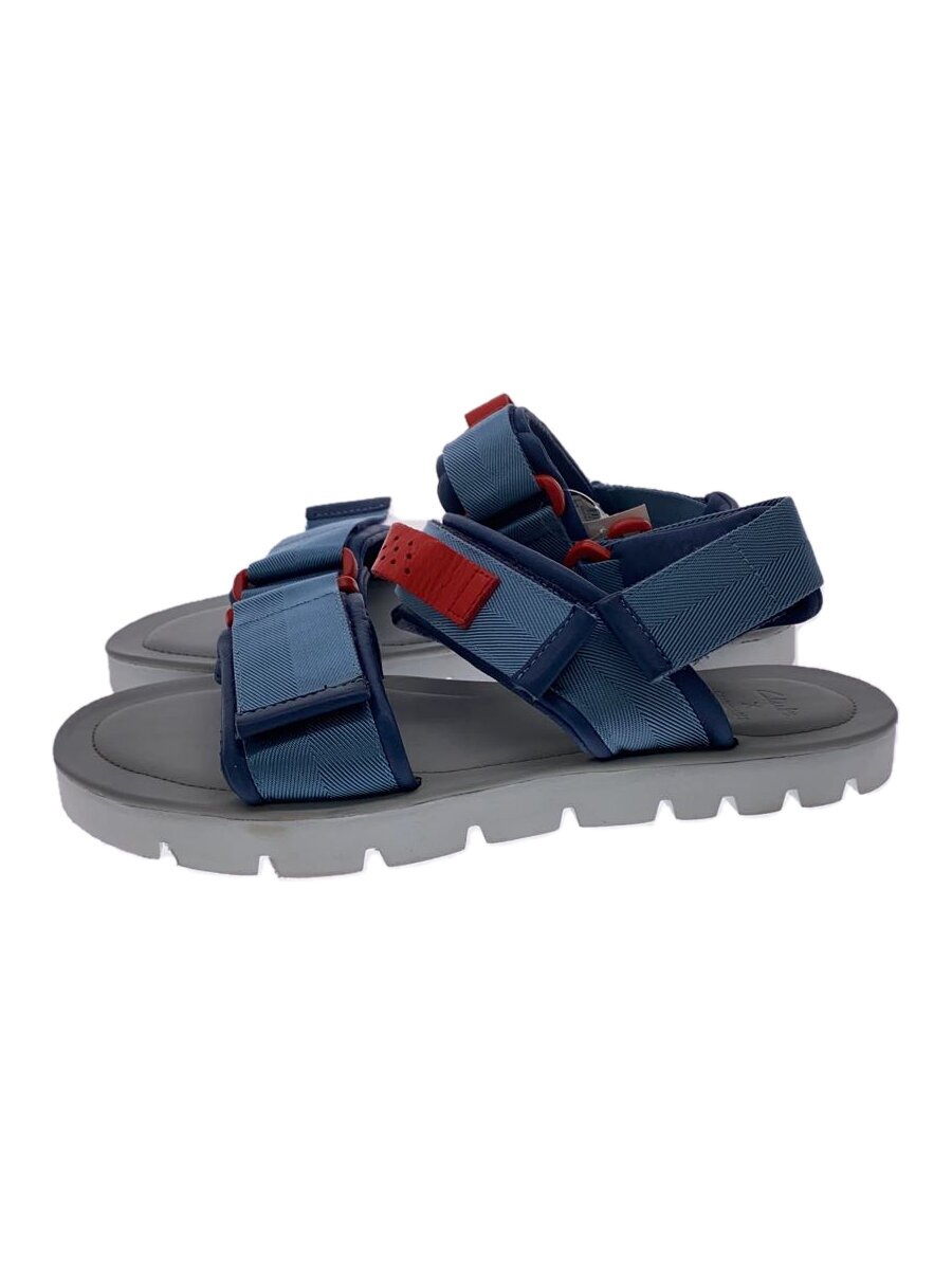 【中古】Clarks◆サンダル/26.5糎/BLU【シューズ】