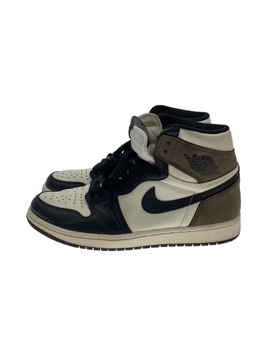 【中古】NIKE◆AIR JORDAN 1 RETRO HIGH OG_エアジョーダン 1 レトロ ご機嫌 OG/27珊/BRW【シューズ】