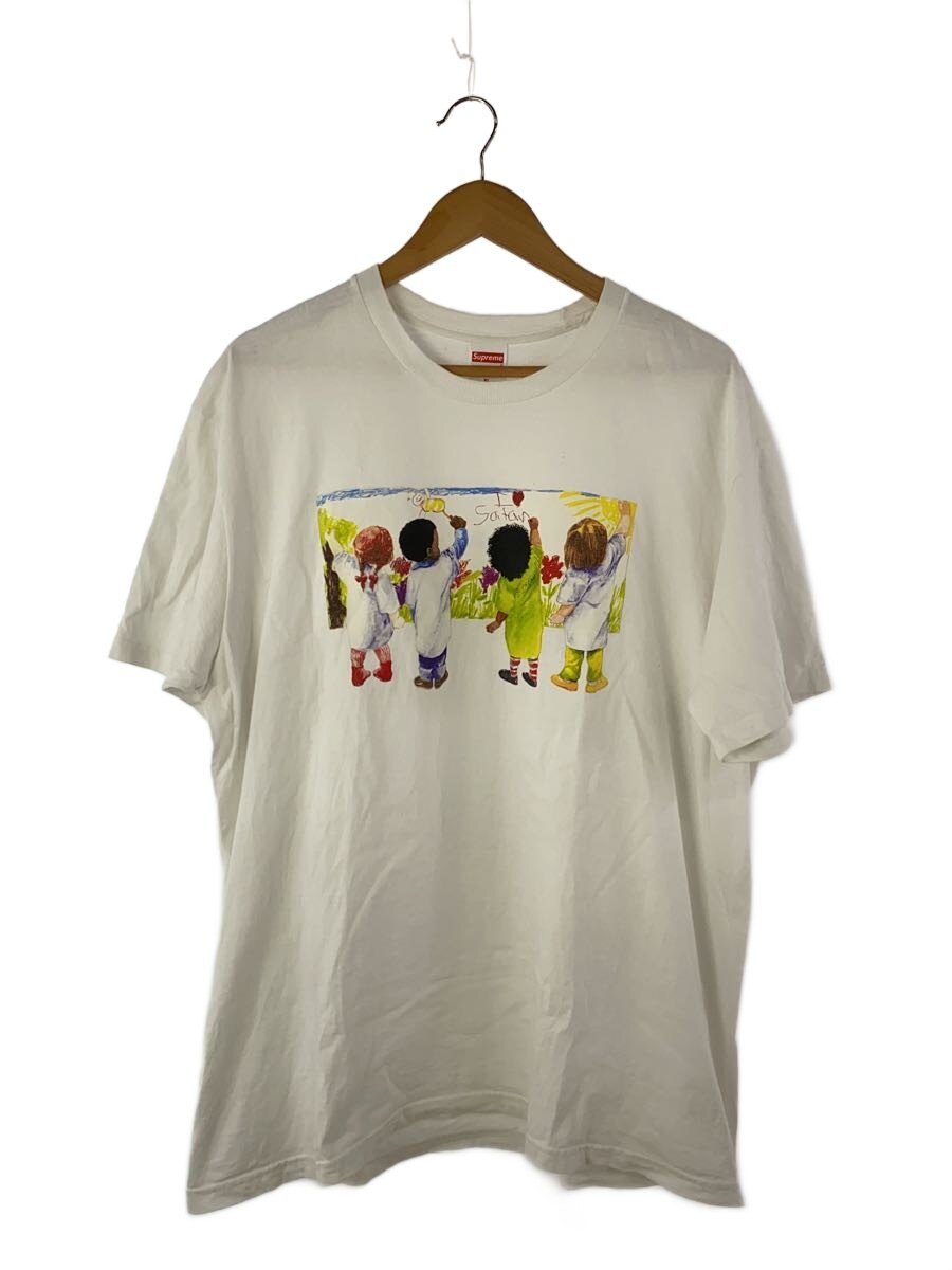 【中古】Supreme◆プルオーバー/XL/綿織物/WHT/刷り上げる【メンズウェア】