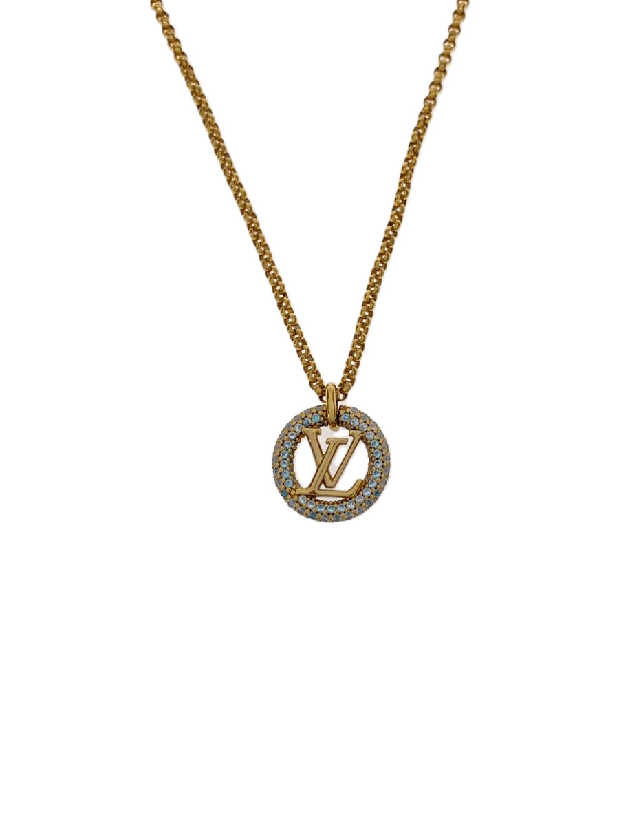 【中古】LOUIS VUITTON◆コリエ・ルイーズ・バイナイト/ネックレス/GLD/トップ有/レディース【服飾雑貨他】|2nd STREET 店