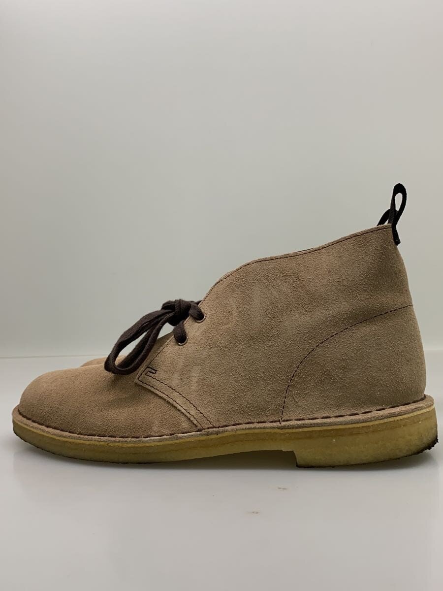 【中古】Clarks◆75TH DESERT BOOT/乾荒原ブーツ/Wolf Suede/UK9/スウェード/26180643【シューズ】