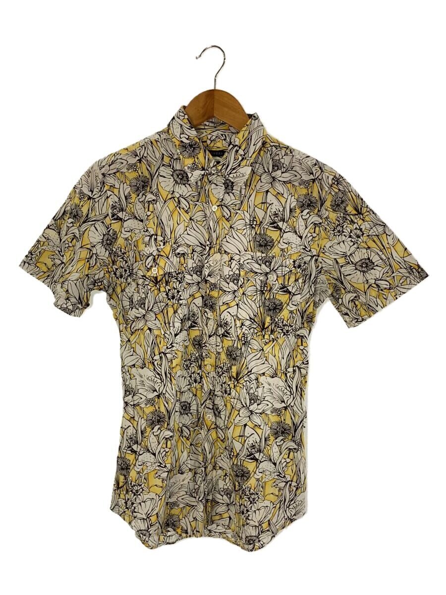 【中古】GUCCI◆フローラルプリント/半袖プルオーバー/38/綿織物/YLW/花柄/308184//【メンズウェア】