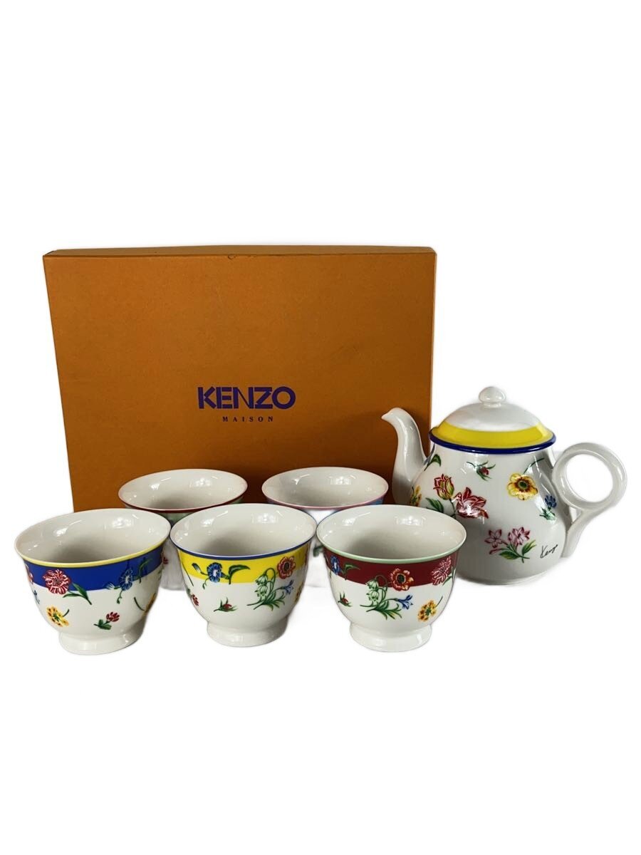 【中古】KENZO◆洋食器その他/6点セット/WHT【キッチン用品】