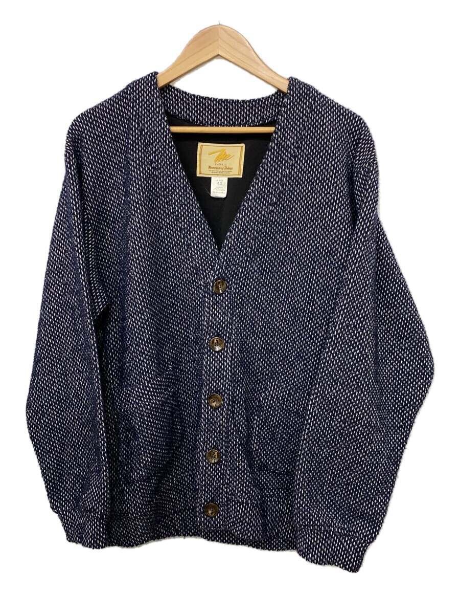 【中古】THE UNION◆ジレー(朦々たる)/40/羊毛/NVY/TF-00440/MOF CARDIGAN//【メンズウェア】