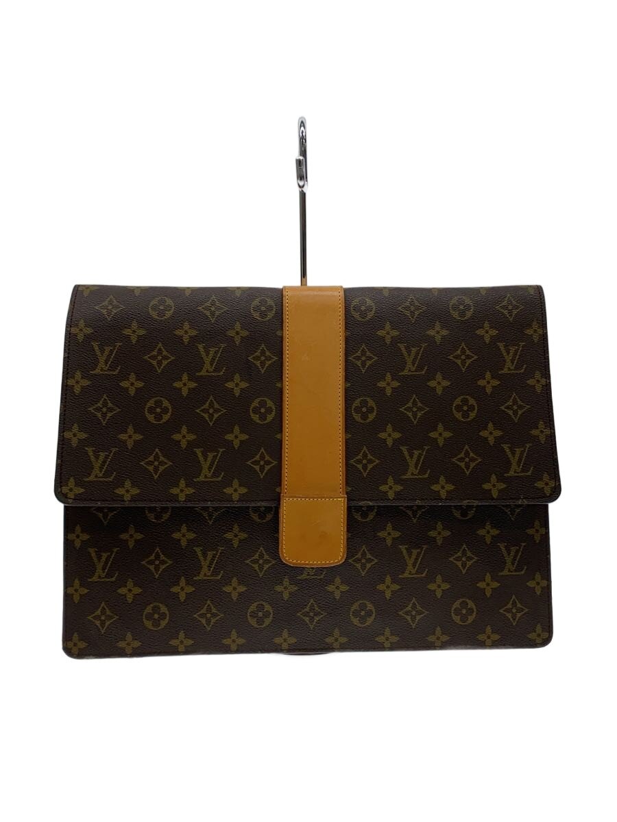 【中古】LOUIS VUITTON◆二番め御徒面子/なめし革/BRW/総柄/243【御徒面子】