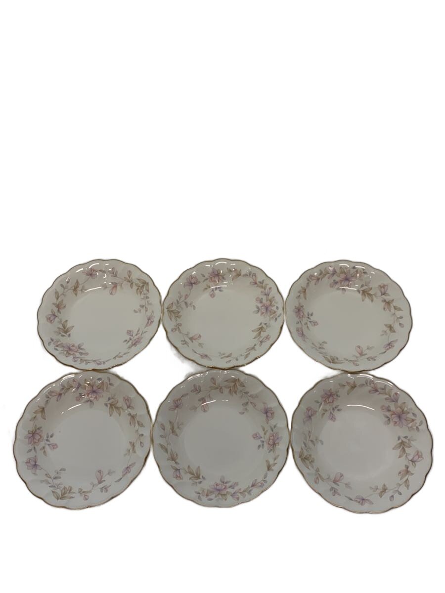 【中古】Noritake◆プレート/6点セット/WHT【キッチン用品】