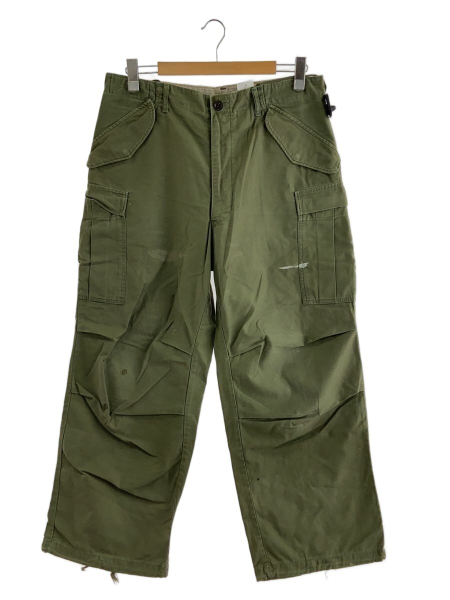 【中古】US.ARMY◆70s前後/M-65/ロケット花火TALON/カーゴパンツ/M/綿織物/GRN/8405-782-2954//【メンズウェア】