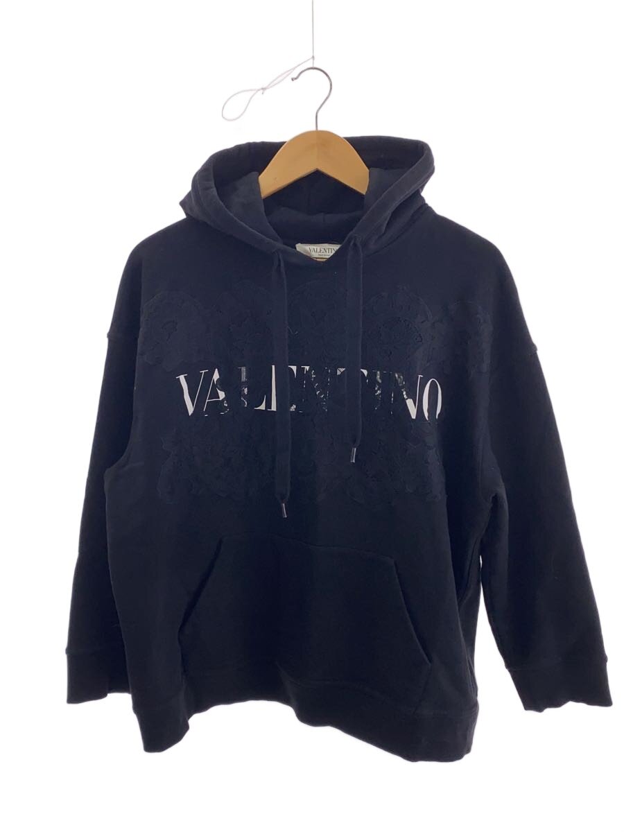 【中古】VALENTINO◆21AW/刺?パーカー/M/綿織物/BLK/WB3MF11M6K6//【レディース御召しもの】