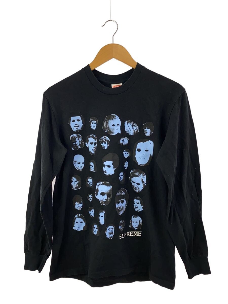 【中古】Supreme◆長袖プルオーバー/S/綿織物/BLK【メンズウェア】