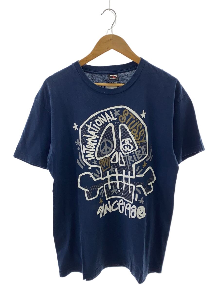 【中古】STUSSY◆プルオーバー/L/綿織物/NVY【メンズウェア】