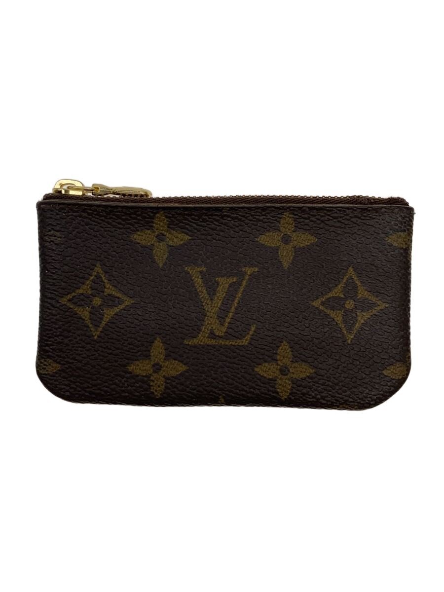 【中古】LOUIS VUITTON◆ポシェット・クレ_モノグラム・キャンバス/レザー/BRW/総柄/メンズ【服飾雑貨他】｜2ｎｄ STREET 店