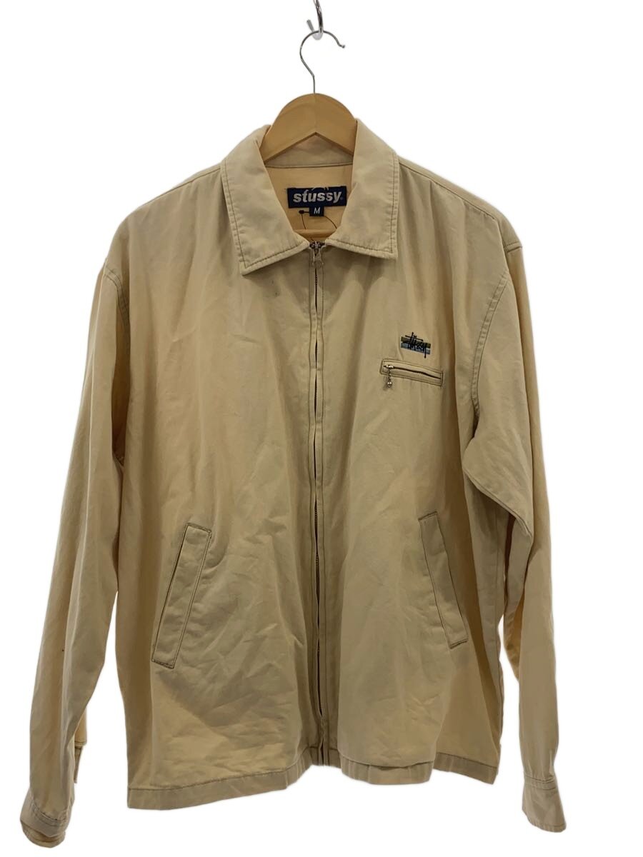 【中古】STUSSY◆上衣/M/綿織物/BEG【メンズウェア】