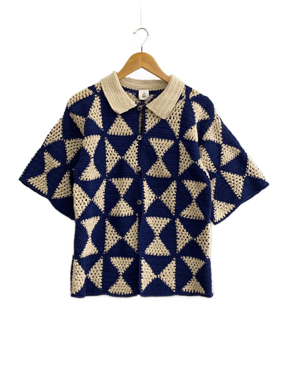 【中古】6(ROKU) BEAUTY & YOUTH UNITED ARROWS◆半袖シャツ/--/ポリエステル/マルチカラー/8628-199-0040【レディースウェア】｜2ｎｄ STREET 店
